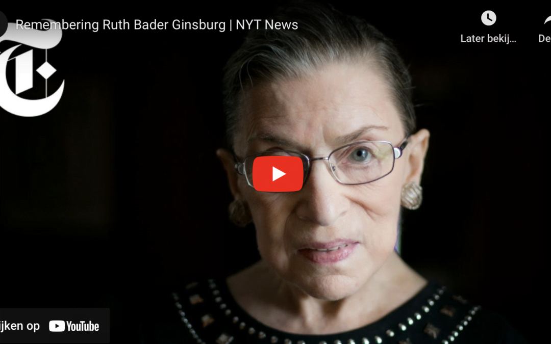 Leading from purpose: Ruth Bader Ginsberg